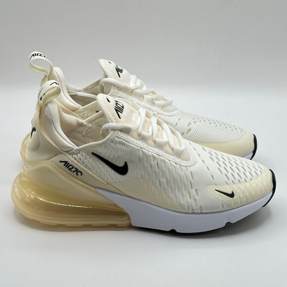 Women's Nike Air Max 270 Sail/Black-Coconut Milk AH6789-124 Size 6.5 NEW - Picture 4 of 8
